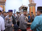 Safari Ramadhan, Kapolres Rohil Shalat Tarawih Bersama Masyarakat di Masjid Ash -Shiddiq