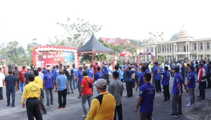 Sejumlah Kegiatan Warnai Peringatan Hari Buruh Internasional (May Day) Tahun 2025 di Polres Rokan Hilir 