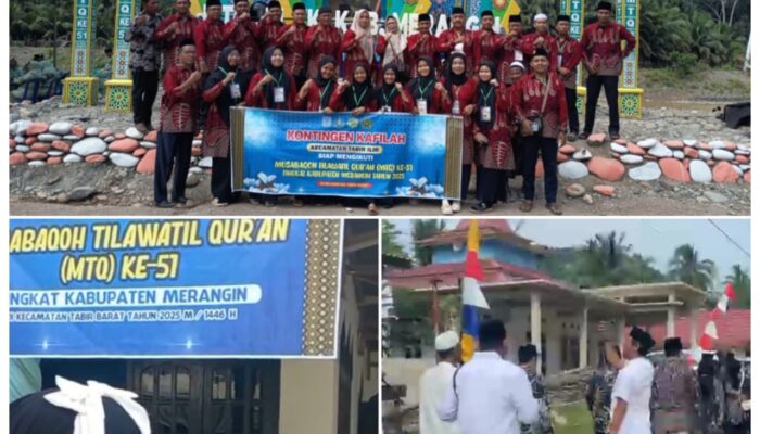 Kecamatan Tabir Ilir Lepas 13 Kafilah dan 5 Official Menuju MTQ ke 51 Kabupaten Merangin 