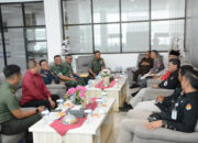 Bentuk Apresiasi, Danrem 031 / Wira Bima Menerima Kunjungan KPU Provinsi Riau