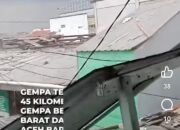 Breaking news: Gempa Berkekuatan 6,2 Magnitudo Landa Aceh Barat