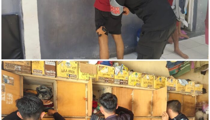 Komitmen Wujudkan Lapas Bersih Dari Peredaran HP dan Narkoba, Lapas Selatpanjang Laksanakan Razia Rutin