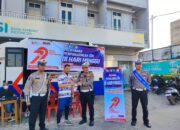 “Tedogak Berlari’ Kota Rengat, SIM Keliling Satlantas Polres Inhu Hadir Berikan Layanan