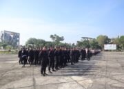 Polresta Pekanbaru Gelar Apel Kesiapan Pengamanan Aksi Unjuk Rasa GSRP TNTN dan Laskar Melayu Riau