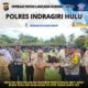 Satlantas Polres Inhu Sosialisasi Green Policing dan Tanam Pohon di SMAN I Rengat