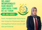 Ketua DPRD Rohil Ilhammi Mengucapkan Selamat Hari Bhakti Adhyaksa ke-65