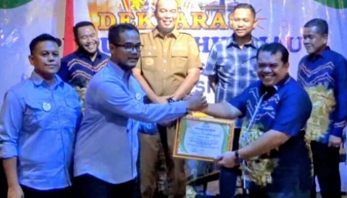 Resmi Dikukuhkan, Rieskie Kurniawan Ketuai Pemuda Inhil Rayon Inhu-Kuansing Masa Bakti 2025–2030