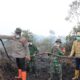 Kapolres Rohil bersama Wakil Bupati dan Dandim 0321, Kembali Cek Karhutla di Kubu