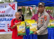 Polres Kapuas Hulu Bersama Bulog Gelar Gerakan Pangan Murah, Warga Antusias Serbu Pasar Murah