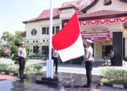 Suasana Penuh Khidmat Peringatan Hari Kemerdekaan Ke – 80 RI Tahun 2025 Polres Rohil