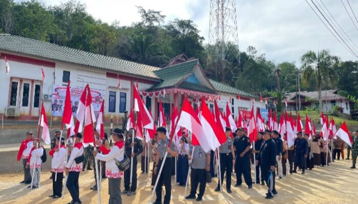 Napak Tilas Warnai HUT Ke- 80 RI di Perbatasan