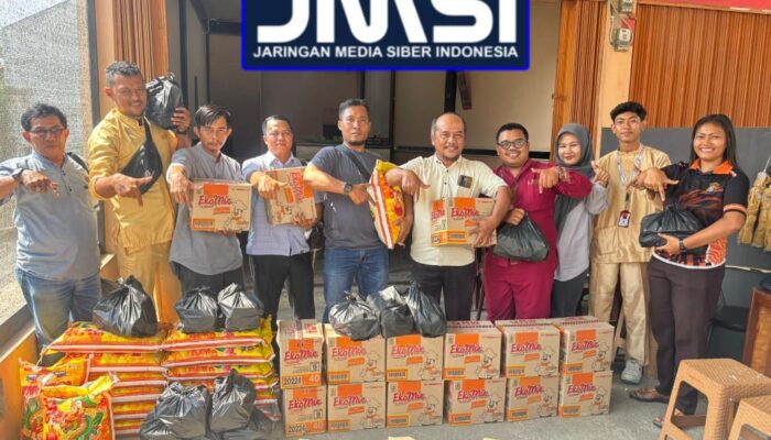 Jum’at Berkah, Ketua JMSI Inhu Hotli Maruli Sirait Gelar Peduli Wartawan