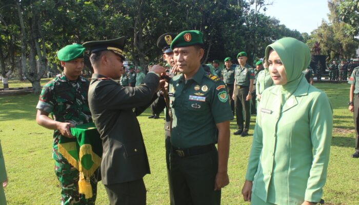 51 Anggota Kodim 0601/Pandeglang Naik Pangkat, Dandim Berikan Apresiasi