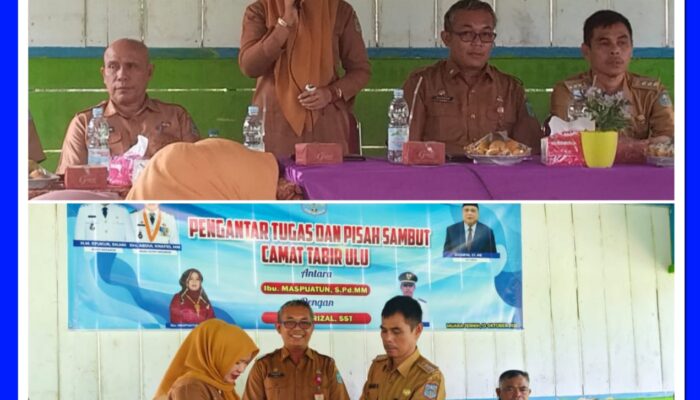 Pemerintah Kabupaten Merangin menyelenggarakan Acara Pengantar Tugas dan Pisah Sambut Camat Tabir Ulu
