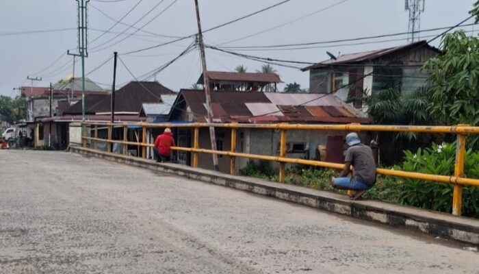 Sambut HUT Rohil ke-26, Dinas PUTR Lakukan Pemeliharaan 13 Jembatan dan Box Culvert di Kecamatan Bangko