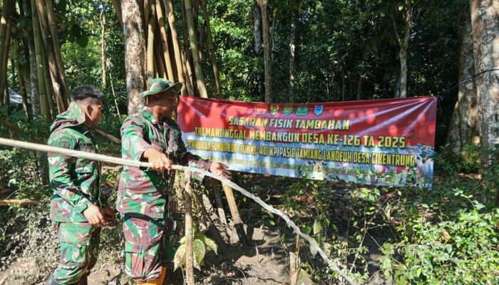 Satgas TMMD ke-126 Lanjutkan Pengeboran Sumur Titik ke-4 dengan Progres Capai 90%