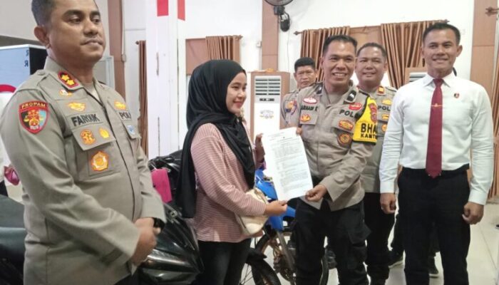 Polres Inhil Tangkap 3 Pelaku Spesialis Curanmor, Dua Diantaranya Anak Dibawah Umur 