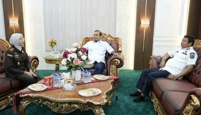 Bupati Ade dan Wabup Hendrizal Sambut Kajari Inhu Baru Ratih Andrawina