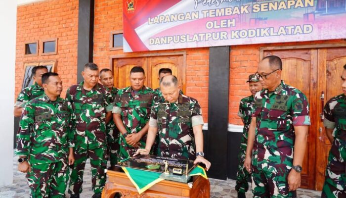 Danpuslatpur Resmikan Lapangan Tembak Terpanjang 800 M, Uji Akurasi dengan Tembakan Perdana SPR Galil