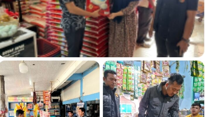 Kapolres Pelalawan, AKBP Jhon Letedara Stok Beras Aman dan terkendali Harga Sesuai HET.