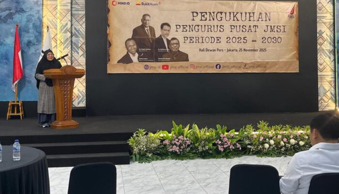 Wahida Baharuddin Upa Ceritakan Draf Badan Reforma Agraria di Forum Pengukuhan Pengurus Pusat JMSI