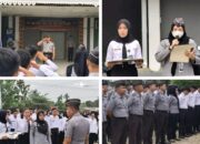 Rutan Kelas llB Rengat, Gelar Apel Pagi dan Penyematan Tanda Kenaikan Pangkat