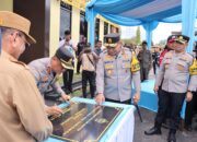 Kapolda Riau Resmikan MPP Presisi dan Letakkan Batu Pertama Pembangunan Klinik Bhayangkara Polres Rohil