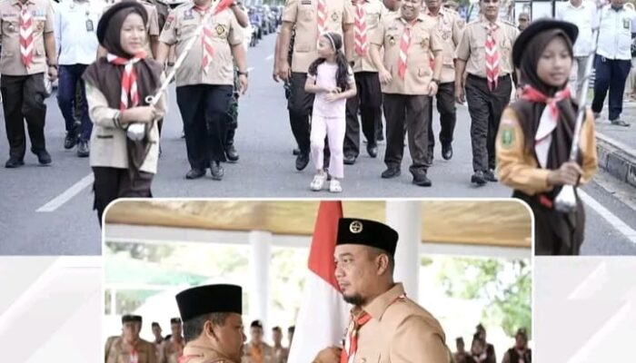 Bupati Ade Tegaskan Komitmen Pemkab Inhu Perkuat Pembinaan Generasi Muda Melalui Gerakan Pramuka