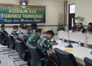 Perkuat Reformasi Birokrasi, Kodam XIX/TT Gelar Rakor Tim Penilai Internal WTRB/ZI