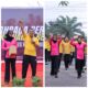 Pererat Solidaritas dan Jaga Stamina, Polres Rohil Gelar Olahraga Bersama 