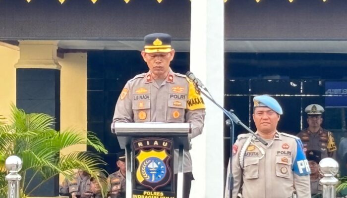 Polres Inhu Gelar Apel Operasi Keselamatan LK 2026, Ini Tema dan 9 Target Prioritas