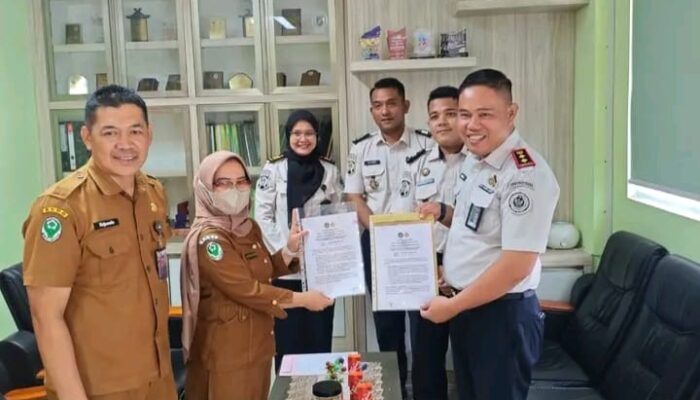 Rutan Kelas llB Rengat Bersama RSUD Indrasari Jalin Kerja Sama Pelayanan Kesehatan
