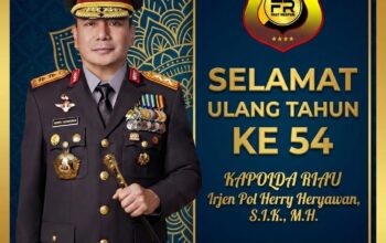 Ketua PW FRN Adam Silaen Beserta Pengurus PW FRN Sampaikan Ucapan Selamat Ulang Tahun Ke-54 Untuk Kapolda Riau
