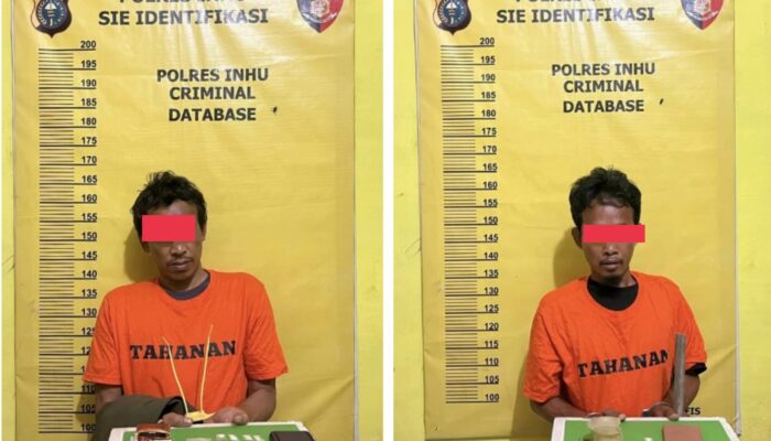 Polsek Kelayang Ringkus Dua  Penyalahguna Narkoba Ditempat Berbeda 