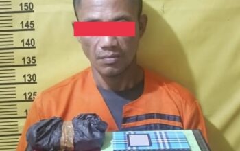 Nekat Edarkan Narkotika Dibulan Puasa, Seorang Warga Pematang Reba Diringkus Polsek Rengat Barat 