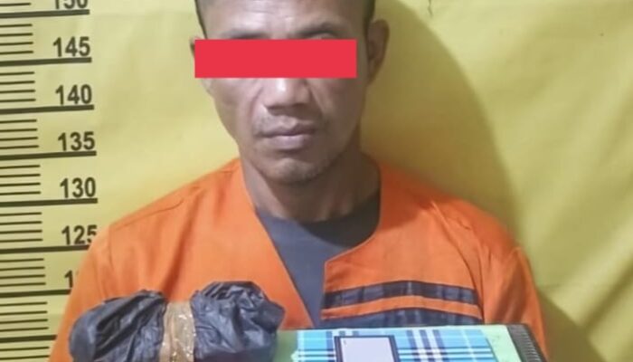 Nekat Edarkan Narkotika Dibulan Puasa, Seorang Warga Pematang Reba Diringkus Polsek Rengat Barat 