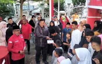 Dekat dengan Wong Cilik, DPD PDI Perjuangan Riau Gelar Buka Puasa Bersama dan Santuni Anak Yatim