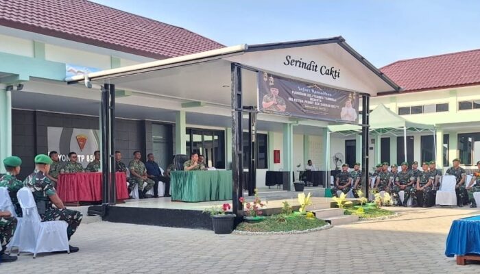 Pangdam XIX/Tuanku Tambusai Laksanakan Safari Ramadhan di Yon TP 850/Serindit Cakti