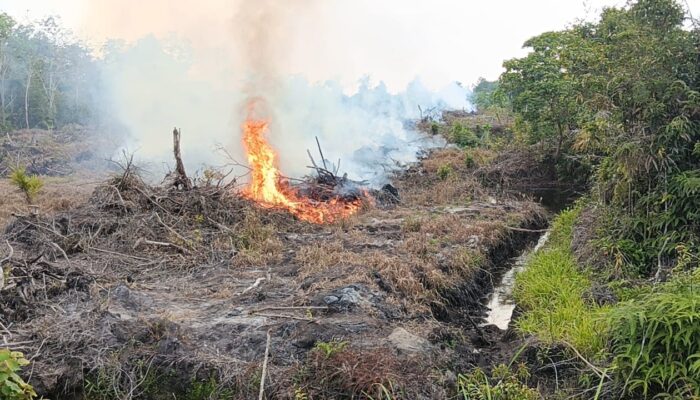 Tak Hanya Padamkan Api, Polsek TPTM Juga Amankan Tersangka Pembakaran 