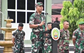 Minta Prajurit Tetap Waspada, Danrem 031/WB Brigjen TNI Dr. Agustatius Sitepu : Libur Lebaran Jangan Lengah 