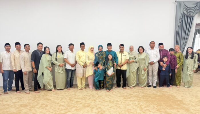 Kapolres Rohil dan Wakil Bupati Perkuat Sinergitas di Momen Idul Fitri 1447 H
