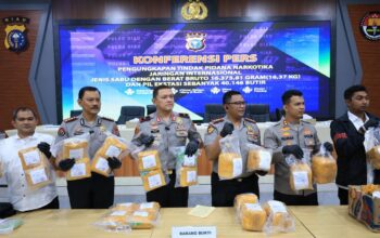 Polda Riau Tangkap Kurir Jaringan Internasional, Narkoba Rp 31 M Disita