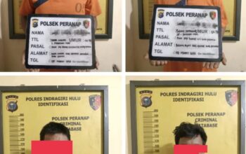 Spesialis Maling Sepeda Motor di Peranap Diringkus, Polisi Kejar Penadah Sampai ke Kabupaten Tetangga