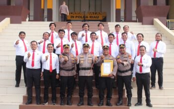 Komitmen “Zero Tolerance”, Polres Rohil Terima Penghargaan dari Kapolda Riau 
