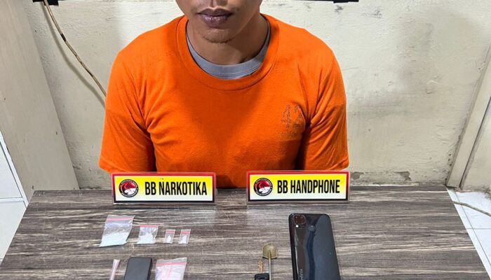 Satresnarkoba Polres Inhil Ungkap Kasus Narkotika, Seorang Pengedar Shabu Diamankan