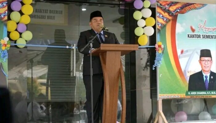 DPRD Inhu Resmi Tempati Kantor Sementara, Bupati: Tetap Optimal Layani Masyarakat  