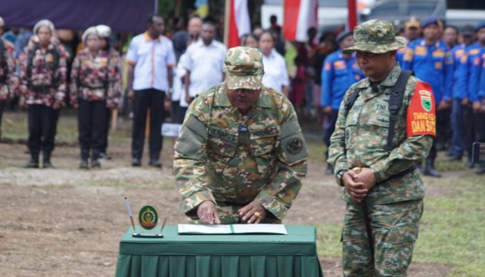 TMMD ke -128 di Kampung Tanah Rubuh Resmi Dibuka, Sinergi TNI – Pemda Perkuat Pembangunan 