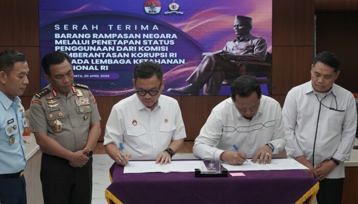 Optimalisasi Aset Negara, KPK Serahkan Rampasan Senilai Rp3,52 Miliar ke Lemhannas