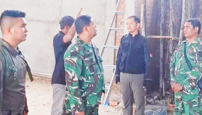 Dandim 0314/Inhil Tinjau Pembangunan Koperasi Merah Putih di Sejumlah Wilayah