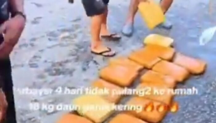 Dua Gembong Narkoba Asal Pekanbaru Diciduk Polsek Benai, 18 Kg Ganja Disita dari Avanza Hitam